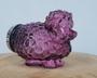 Imagem de Pote de vidro rosa Hermético carneirinho rosa