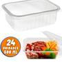Pote Descartável 500ml Freezer Micro-ondas Marmita - 24 Un Fitness - ONYON Imagem de Pote Descartável 500ml Freezer Micro-ondas Marmita - 24 Un Fitness