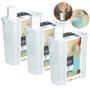 Imagem de Pote Dispenser Multiuso Slim Com Copo Dosador Paramount 3 Un