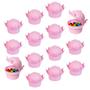 Imagem de Pote Doces Balas Decoração de Mesa Coroa Princesa Kit com 28