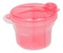Imagem de Pote Dosador Leite Em Po Formula 3 Divisoes Rosa Buba