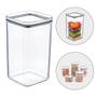 Imagem de Pote Fechamento Hermético para Armazenamento de Alimentos 1,5 L Lumi Crystal Clear