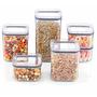Imagem de Pote Fechamento Hermético para Armazenamento de Alimentos 1,5 L Lumi Crystal Clear