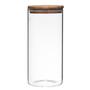 Imagem de Pote Hermetico de vidro borosilicato tampa Bambu 1.3 L