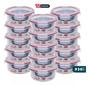 Imagem de Pote Hermético De Vidro Kit C/ 15 Potes De 930ml - C/ Trava Dolce Home