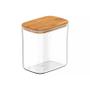 Imagem de Pote Hermético Organizador Retangular Keep 1,5L com Tampa em Bambu PHB605NT - Ou