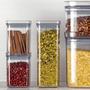 Imagem de Pote Hermético Para Mantimentos 2,5L Condimentos Alimentos Organizador Transparente