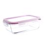 Imagem de pote hermetico retangular em vidro borossilicato com tampa 1520ml - FULL FIT