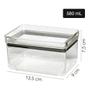 Imagem de Pote Hermético Retangular Lumini 580ml Paramount