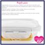 Imagem de Pote Hermético Vidro Marmita Micro-ondas Freezer 1040ml