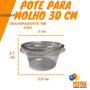 Imagem de Pote Incolor/Transparente Para Molhos Com Tampa 30ml A-695 Com 700 Unidades