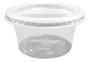 Imagem de Pote marmita c/Tampa Totalplast 250ml Redondo C/24unidades Cor Transparente freezer microondas