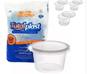 Imagem de Pote marmita c/Tampa Totalplast 250ml Redondo C/24unidades Cor Transparente freezer microondas