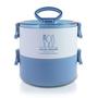 Imagem de Pote Marmita de 2 Andares 1600ml Jacki Design - Joy Azul