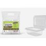 Imagem de Pote Marmita Fitness 250 Ml Plástico Descartável Freezer Microondas Armazenamento de Alimentos