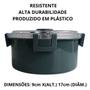 Imagem de Pote Marmita Redonda Com Colher e Tampa Transparente 1L