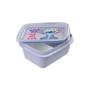 Imagem de Pote Marmita Stitch com Compartimento e Trava 850 Ml - Plasutil
