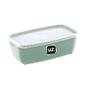 Imagem de Pote Multiuso Organizador Retangular Cozinha Resistente Com Tampa 1.5l Uz Verde