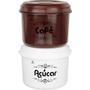 Imagem de Pote Plastico CONJ. 2 Potes ACUCAR/CAFE 1,6L KIT
