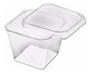 Imagem de Pote Plástico Resistente Microondas 250ml Prafesta Kit 60un