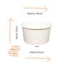 Imagem de Pote Polipapel 220Ml Branco 40Un