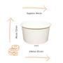 Imagem de Pote Polipapel 220Ml Branco 40Un