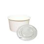 Imagem de Pote Polipapel 220Ml Branco + Tampa 40Un