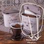 Imagem de Pote Porta Café E Filtro De 1,5l Com Colher Dosadora Retrô Cor Marrom