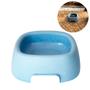Imagem de Pote porta ração água comida para cães grande comedouro bebedouro cachorro e gato vasilha azul pet