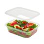 Imagem de Pote PP com Tampa Lacre 500 Ml Retangular Trans - 360 unid