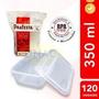 Imagem de Pote prafesta ret 350 ml com tampa c/24 unidades