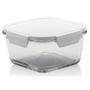 Imagem de Pote Quadrado Click OU 870 ml Branco