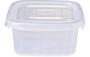 Imagem de Pote Quadrado Com Travas Laterais 860ml Freezer Microondas