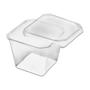 Imagem de Pote Quadrado Freezer e Micro-ondas 250ml com Tampa Prafesta c/20 un