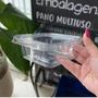 Imagem de Pote Quadrado Transparente 500ml Tampa com Lacre F732 Fibraform c/50 un