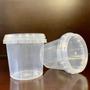Imagem de Pote Redondo com Lacre Bolo No Pote Descartável 220ml Com 100 unidades WS Plastico