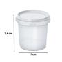 Imagem de Pote Redondo com Lacre Bolo No Pote Descartável 220ml Com 100 unidades WS Plastico
