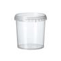 Imagem de Pote Redondo Com Lacre Transparente Com Tampa 220ML Com 10 Unidades - Plastilânia