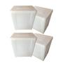 Pote Retangular 10L Para Cimento - 4 Pçs - Nastripack Imagem de Pote Retangular 10L Para Cimento - 4 Pçs