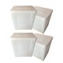 Imagem de Pote Retangular 10L Para Suco Natural Atóxico - 4 Pçs