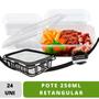 Imagem de Pote Retangular 250Ml Pp Copozan C/24