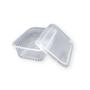 Imagem de Pote Retangular 350ml com Tampa Freezer e Micro-ondas Prafesta Pacote 24 unidades