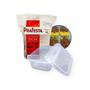 Imagem de Pote Retangular 350ml com Tampa Freezer e Micro-ondas Prafesta Pacote 24 unidades