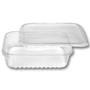 Imagem de Pote Retangular Com Tampa 750ml Prafesta C/24 Unidades