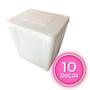 Imagem de Pote Retangular Com Tampa De 10L - Kit 05 Peças