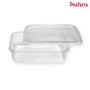 Imagem de Pote Retangular com Tampa para Freezer e Micro-ondas Prafesta - 1000ml - pct 24 Unidades