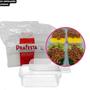 Imagem de Pote Retangular com Tampa para Freezer e Micro-ondas Prafesta - 1000ml - pct 24 Unidades