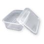 Imagem de Pote Retangular com Tampa para Freezer e Micro-ondas Prafesta - 350ml - CX 144 Unidades (CX6x24)