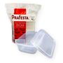 Imagem de Pote Retangular com Tampa para Freezer e Micro-ondas Prafesta - 350ml - CX 144 Unidades (CX6x24)