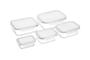 Imagem de Pote Retangular Hermético Brinox Lock&Stock 640ml - 17,6 x 13,2 x 6,4cm